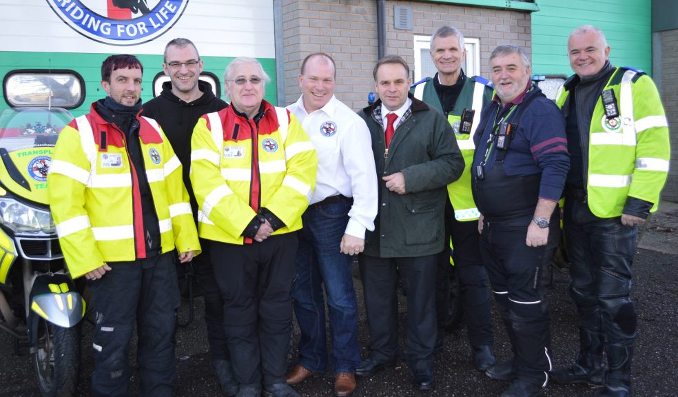 Neil Parish MP with Devon Freewheelers