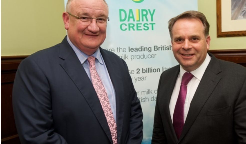 Neil Parish MP with Mark Allen Chief Executive of Dairy Crest