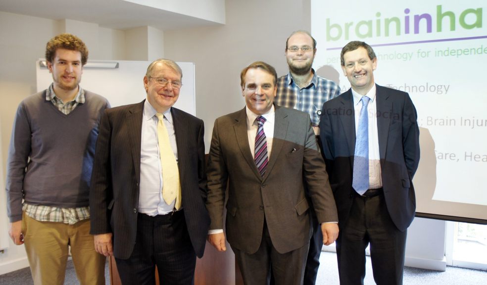 Neil Parish MP with Brain-in-Hand developers