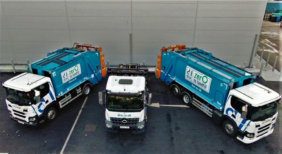 The new lorries at DCW