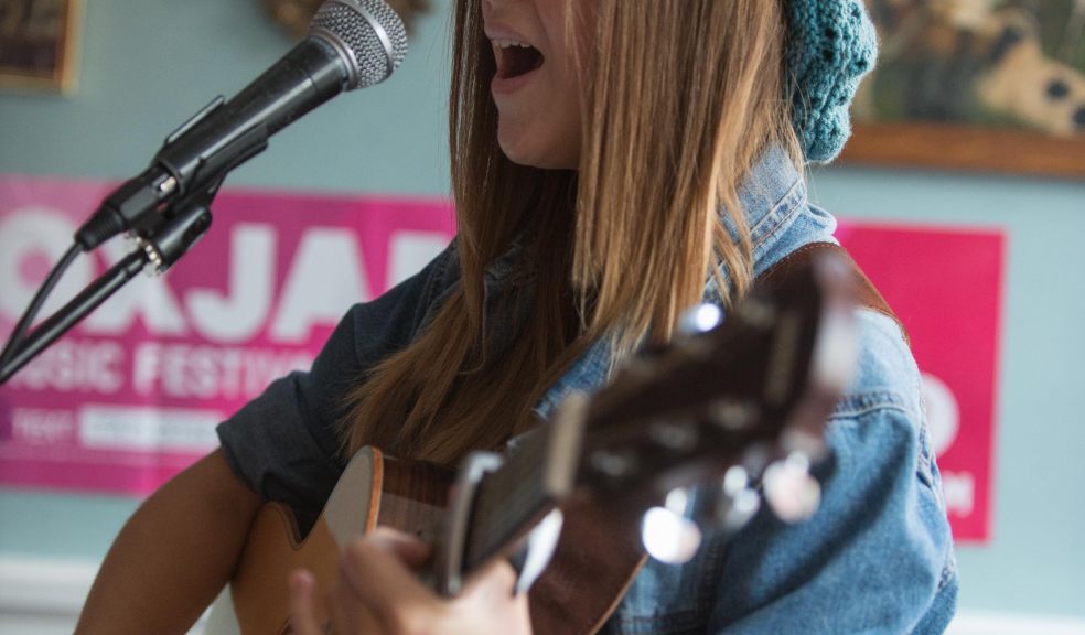 Charlotte Ward plays Oxjam