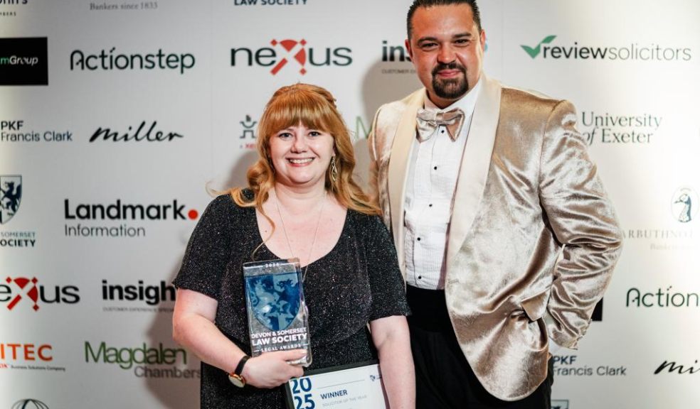 Winner: Enable Law's Nicola Rawlinson-Weller WINNER: Enable Law's Nicola Rawlinson-Weller with award sponsor Adam Hall of Review Solicitors.jpg