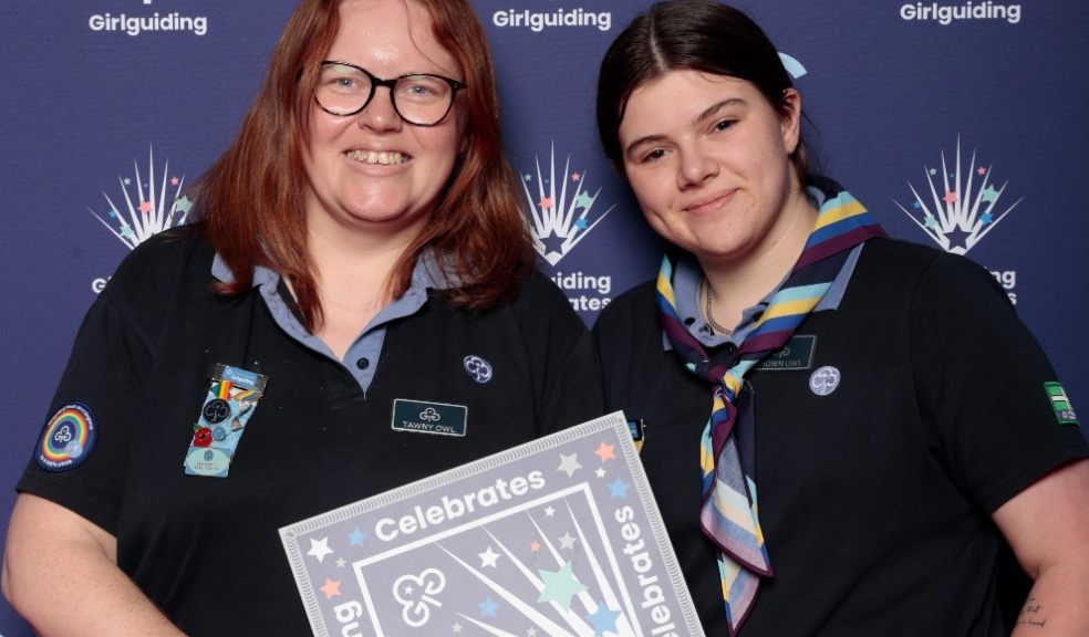 Nicole and Amy at Girlguiding Celebrates