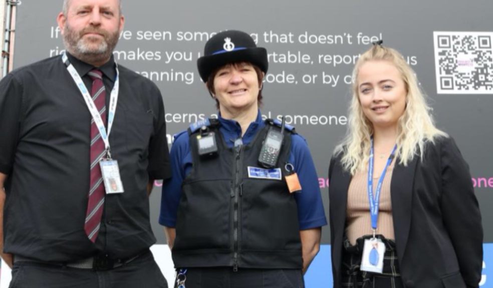 L-R Detective Constable Matthew Nile, PCSO Elaine Wilson and Sexual Offences Liaison Officer Constable Ashleigh Benson.