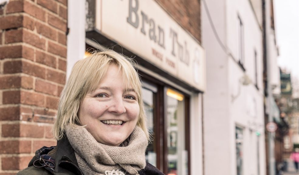 Sarah Martin outside The Bran Tub Nourish founder Sarah Martin at The Bran Tub