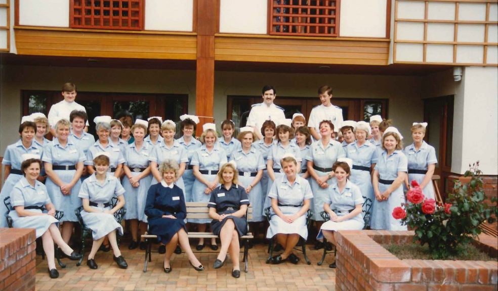 Nurses at Hospiscare in 1992