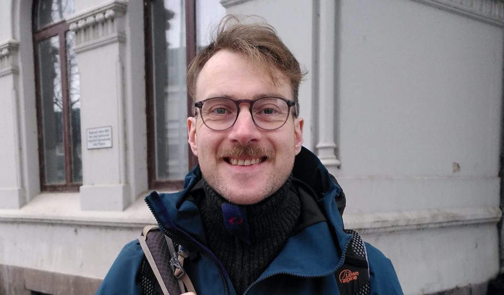 Olly Mawson, a 32-year-old NHS radiographer from Exeter, uses a Co Bikes shared e-bike for commuting and as an alternative to public transport or a private car to get around the city.