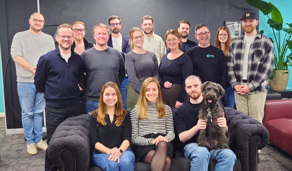 Team members at Optix Solutions