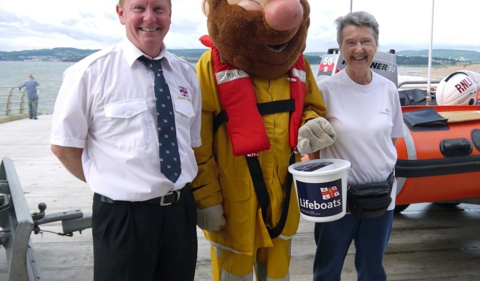 Exmouth RNLI volunteers at 2012 Open Day