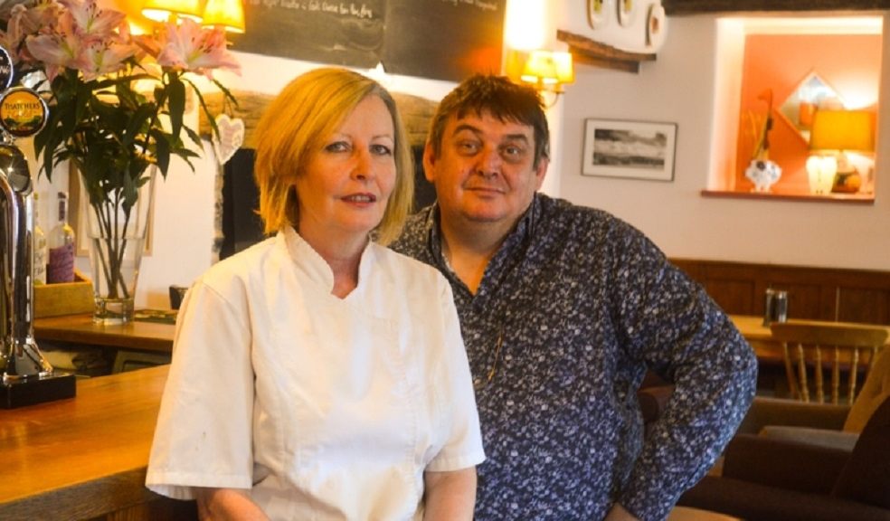 Paul and Donna Berry who own The Swan and Spelt restaurants in Bampton.