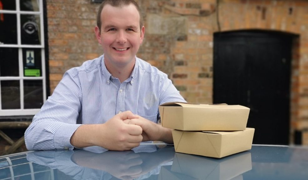 Rob Baker from Graticule Personalisation in his home village of Langley near Macclesfield