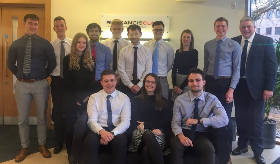 Poole office apprentices with James Robinson, Partner