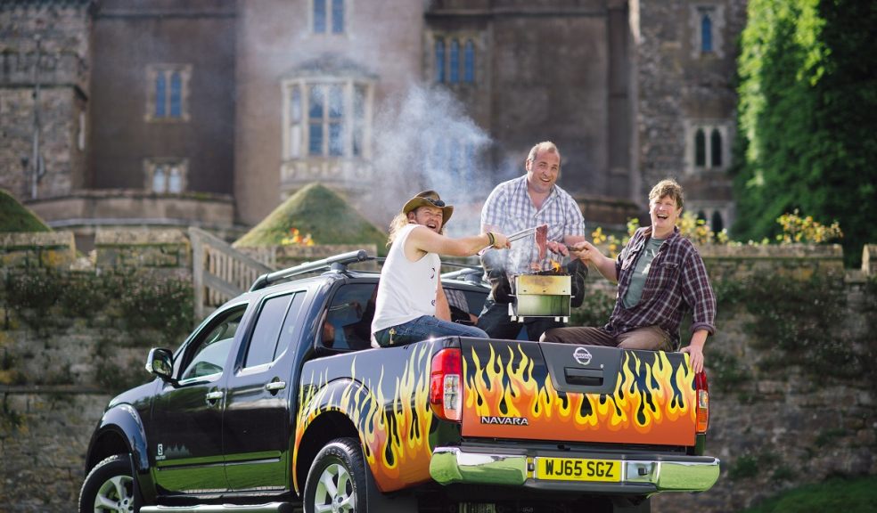 Meet the barbecue kings: Simon Dyer, winner of ITV’s BBQ Champ, Marcus Bawdon – King of Meatopia (2013) and a finalist in Devon Cook of the Year – and the amazing John Gower from Quietwaters Farm, using fish from the Exe Estuary, venison from Powderham's own deer park, finest locally produced meats and, yes, vegetables too
