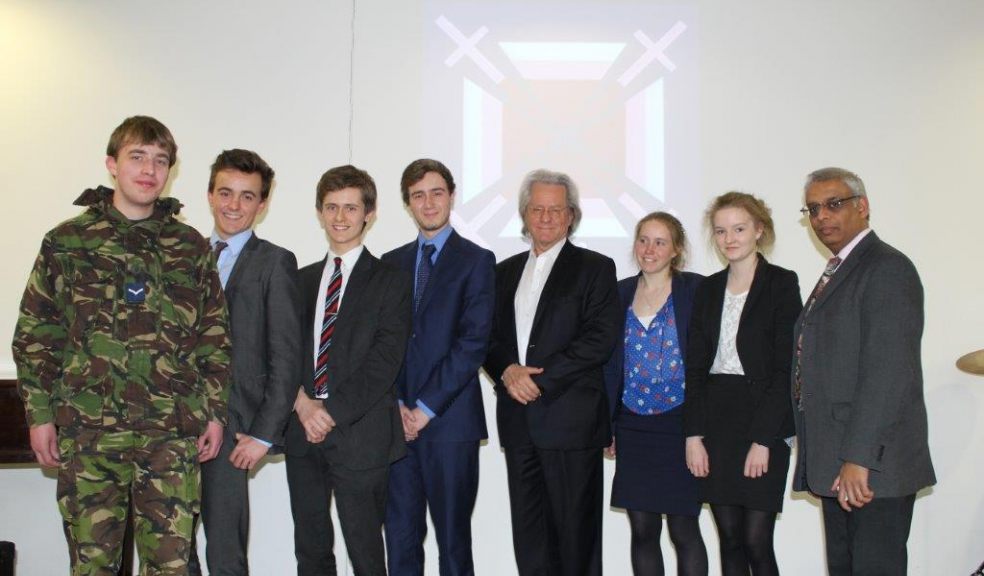 Professor A C Grayling speaks at Exeter School