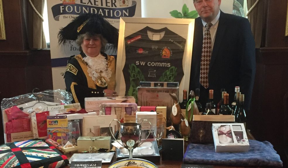 Lord Mayor of Exeter, Councillor Olwen Margaret Foggin and John Coombs, Partner at Simpkins Edwards