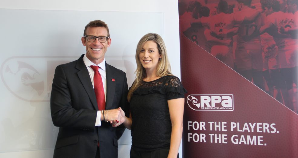 Damian Hopley RPA Group CEO & Tamsin Tully, Director of Professional Sports Services