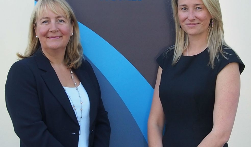 Rachael Whitson, Managing Director of Absolute PR & Marketing (left) with Lauren Williamson, Sales & Marketing Manager for Blue Cedar Homes.