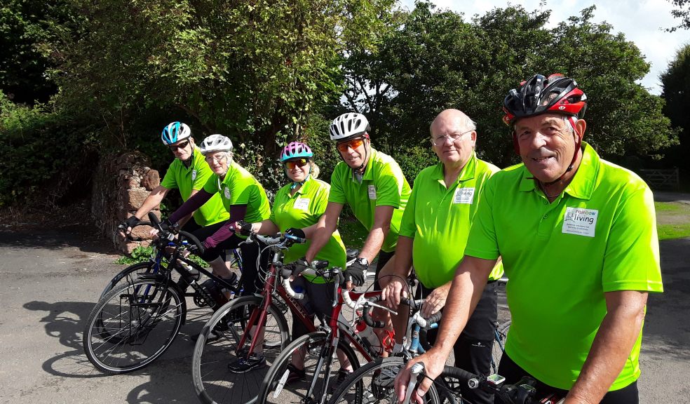 Some of the Rainbow Quest cyclists