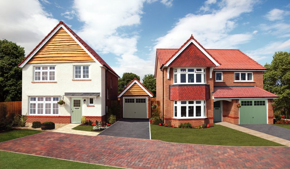 Redrow's Warwick & Oxford housetypes at the Harringtons Exeter