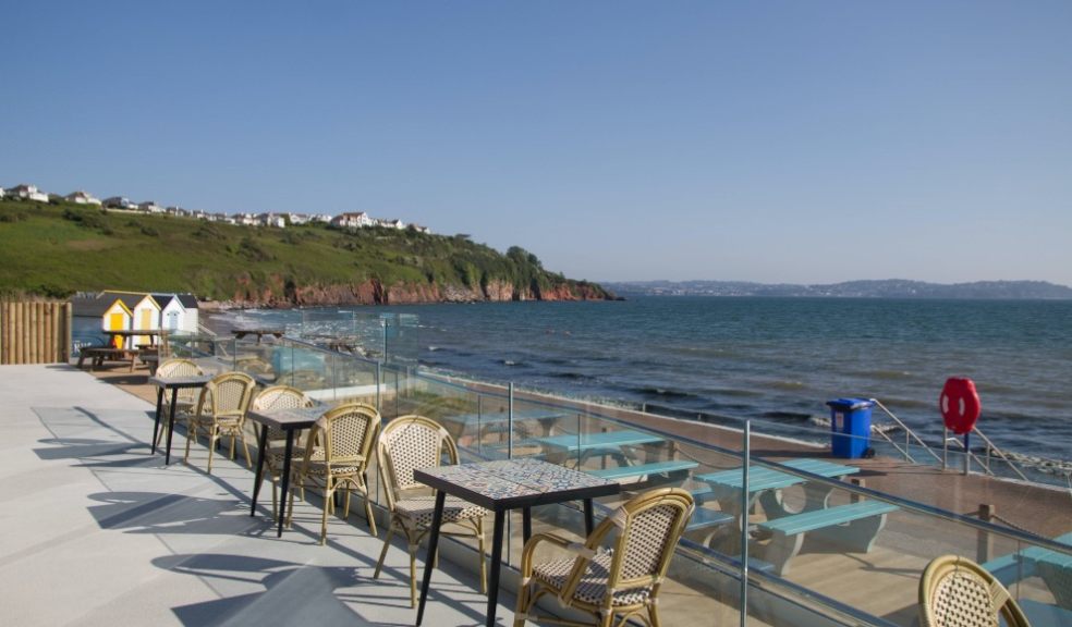 Relax and take in the sea view at Broadsands Venus Cafe.
