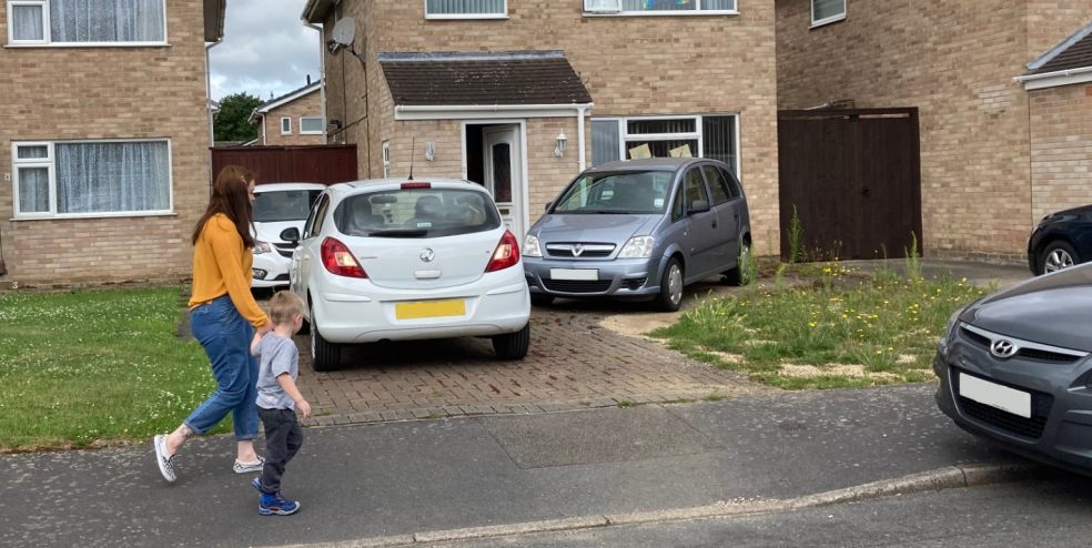 reversing, motoring, pedestrians, road safety