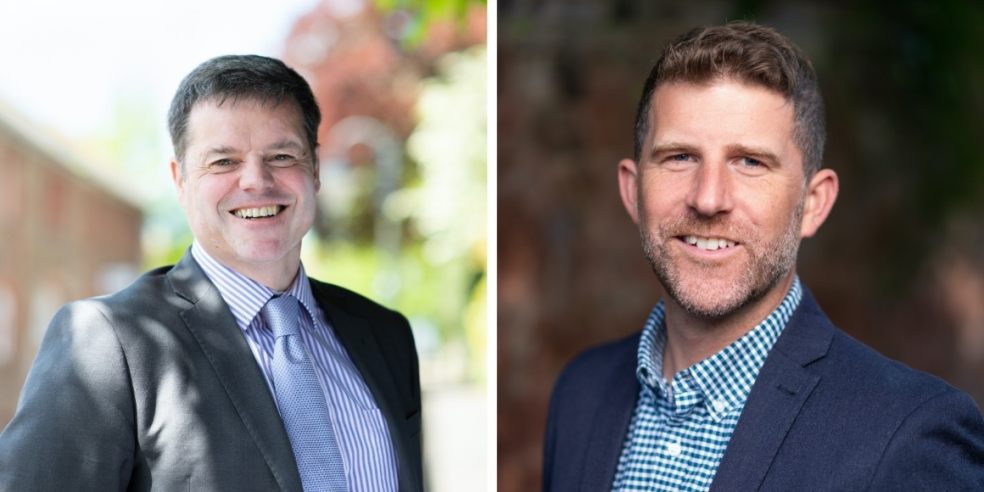 Richard Baker (Managing Partner) and Alex Mackie (COO) of Stephens Scown LLP
