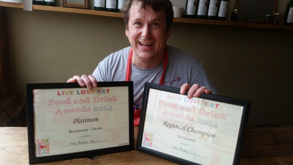 Robin Rea with awards