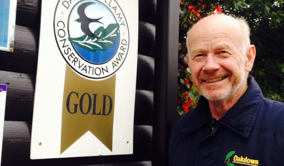Roger Franks with the latest award.