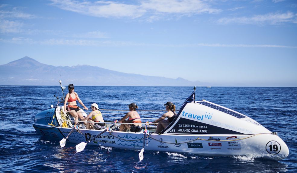 Row for the Ocean training ahead of the start Credit: Ben Duffy