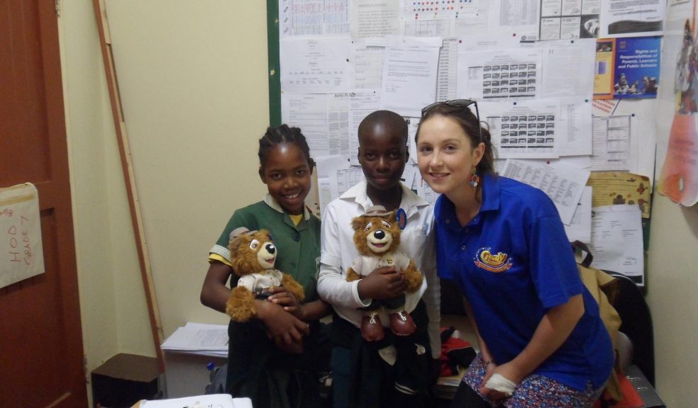 Devon’s Crealy Great Adventure Park employee visits township and school in South Africa