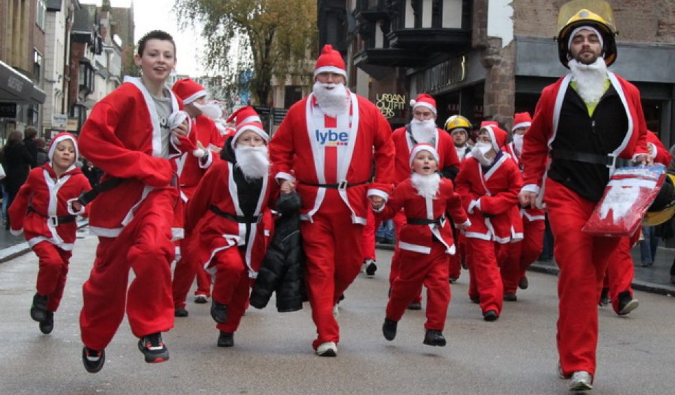 Exeter City FC Charity Santa Dash