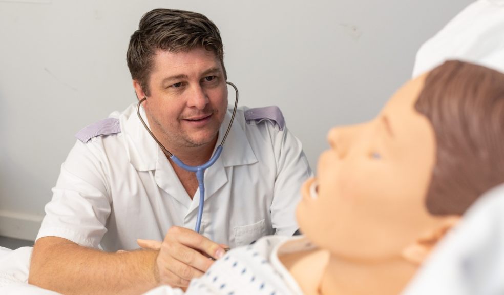 Karl Watts, South Devon College healthcare student.