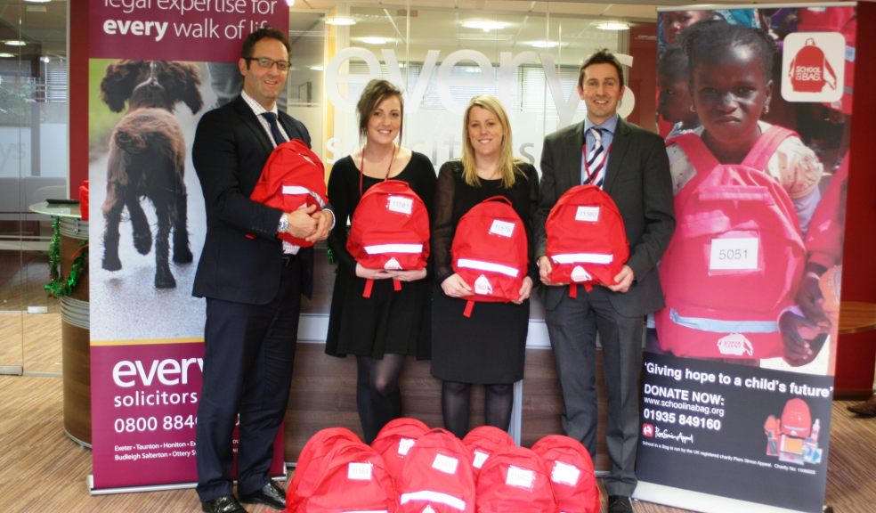 Everys’ commercial director Bruce Brooker, office assistance Harriet Bowdler, receptionist Rachael MacNamara and SIAB’s Luke Simon