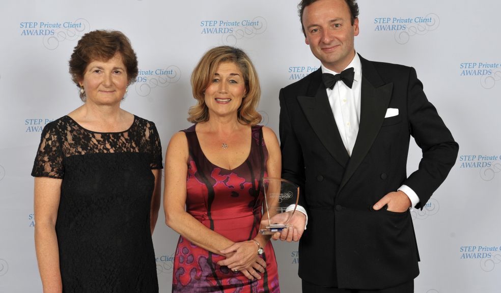 Clare Colacicchi (Vice president STEP), Sandra Brown and Jonathan Riley