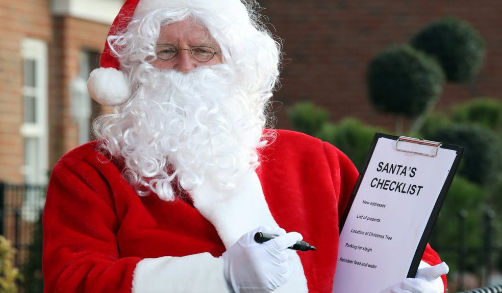 Father Christmas spotted in Exeter