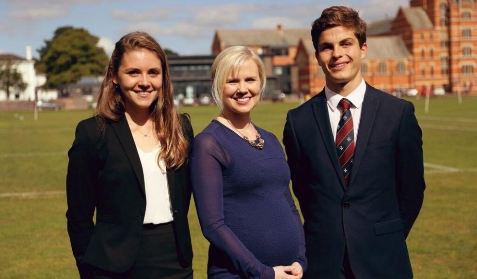 Sara Orchard with heads of school