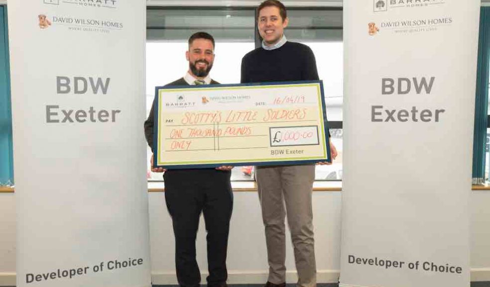 Pictured left to right Sam Jones and Ben Jobson from Barratt Homes Pictured left to right Sam Jones and Ben Jobson from Barratt Homes