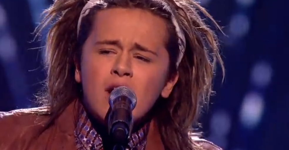 Luke Friend singing for survival last weekend