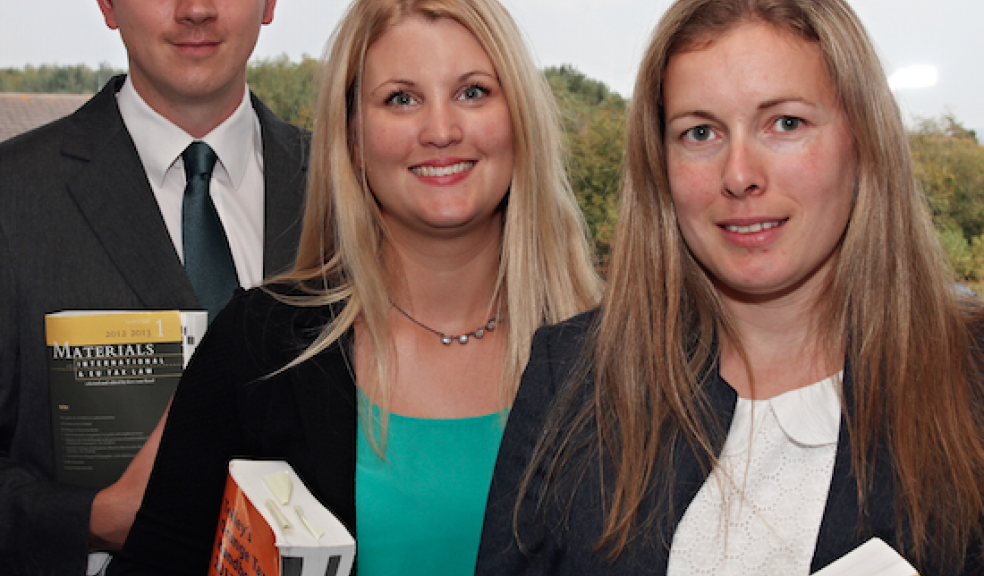 (L to R) Adam Kefford, Becky Hayes and Sam Shute