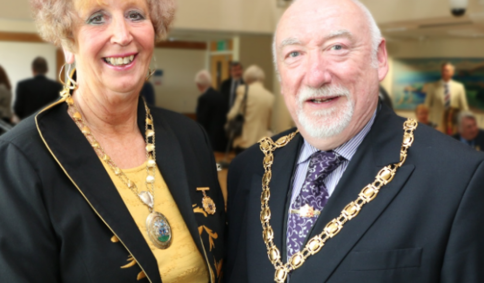 New chairman Cllr Mike Hocking and Vice-chairman Cllr Rosalind Prowse