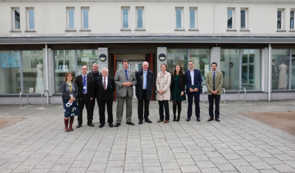 Councillors at the Duchy Square Centre