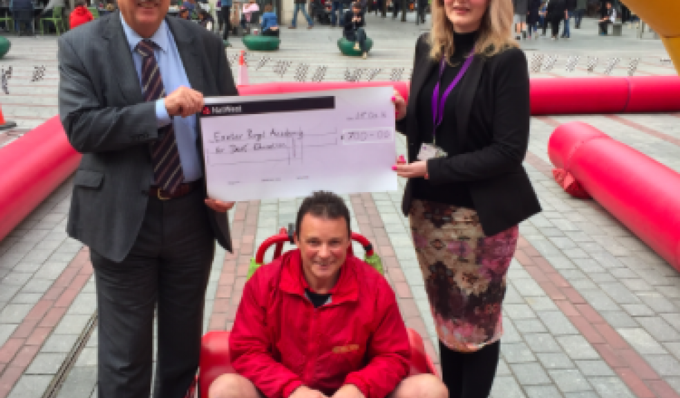 Andy Littlejohns (Princesshay), Nathan Martindill (Go-Kart Party) and Rosie Martin (Deaf Academy).