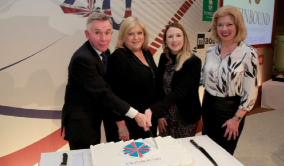 L-R: Mark McVay, Chairman at UKinbound, Kelly Strong, Strong Recruitment, Rebecca Clay, Roman Baths, Deirdre Wells OBE, CEO at UKinbound