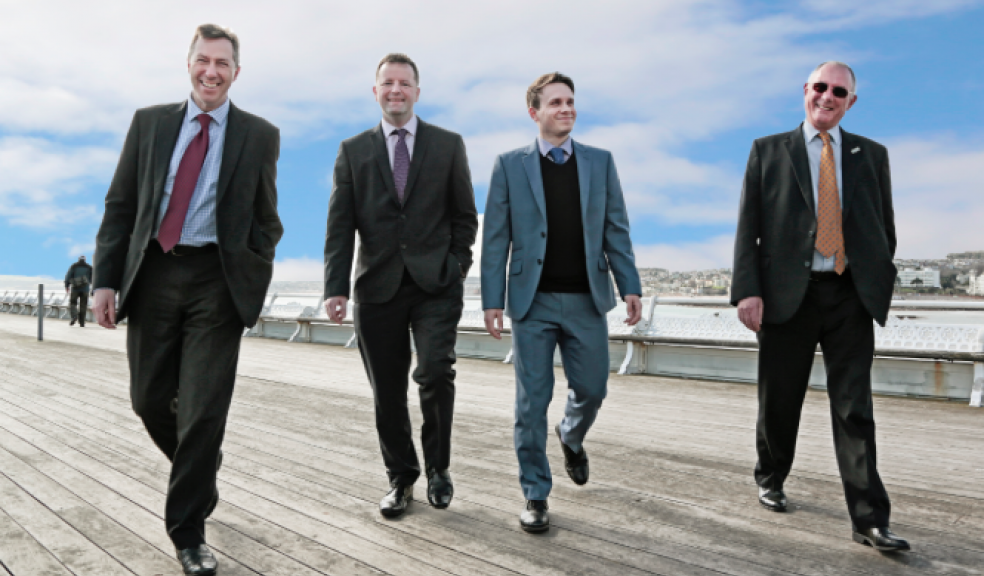 L-R: Chris Hart, Chief Executive; Darren Heard, Reuben Barnett – Solicitor and Philip Rallison – Partner.