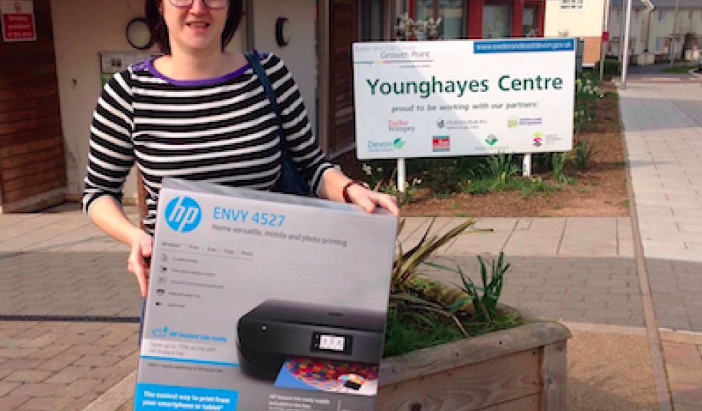 Cranbrook resident Sam Durston with her new printer