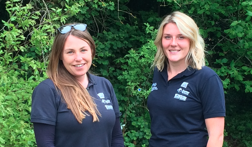 Conservation stewards, Sama Euridge and Amelia Davies