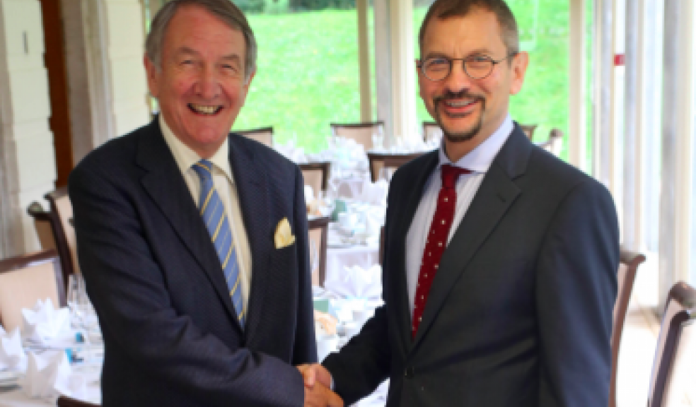 Derek Phillips - Exeter Chamber of Commerce and Karime Hassan - Exeter City Council.