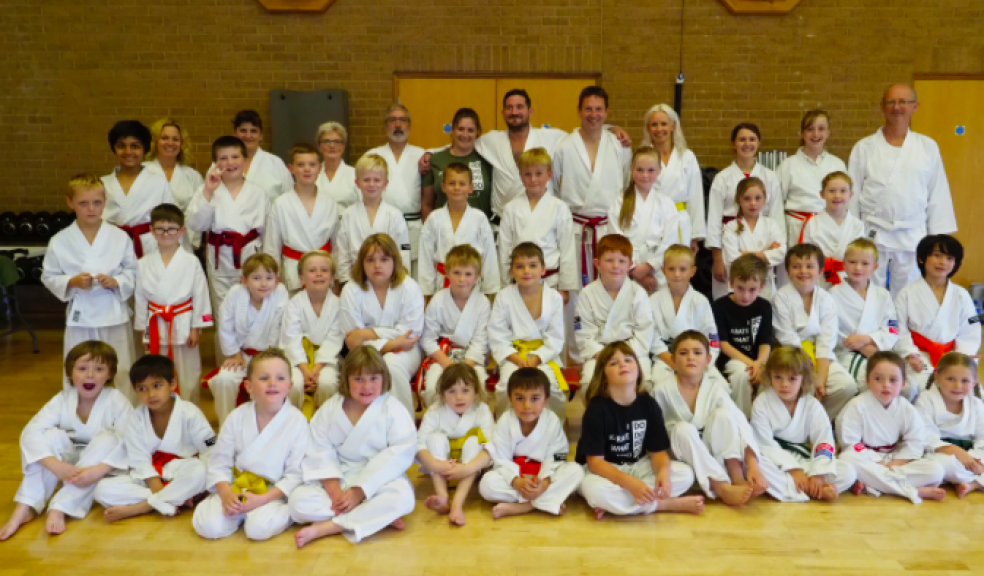 Group Phot of SYTL Karate Club on the 1st Birthday Party