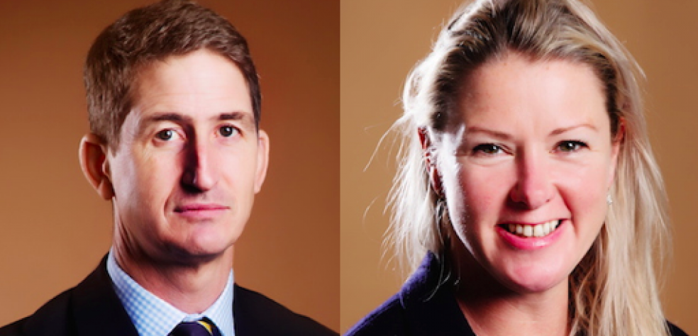 Oliver McCarthy and Julia Pollard