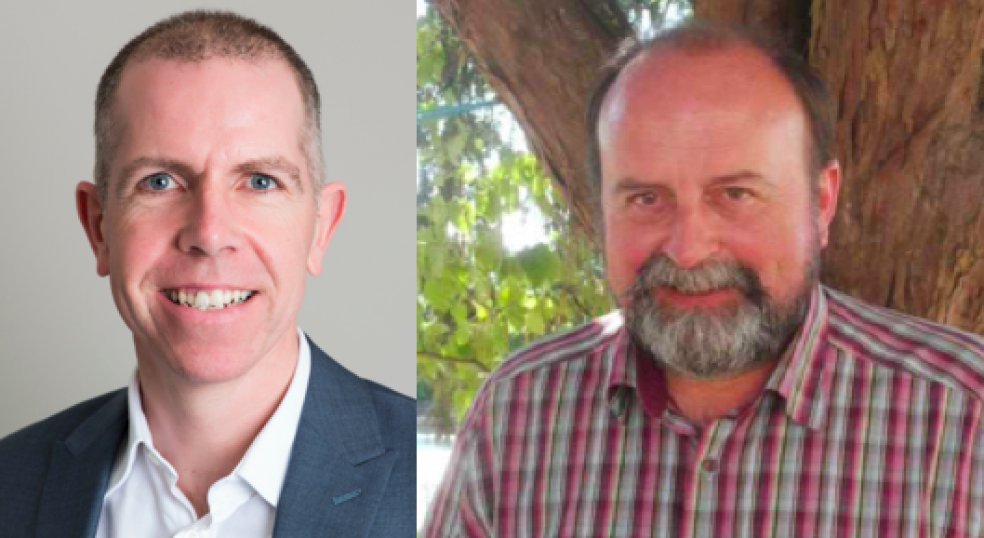 Richard Watts (left) and Morgen Witzel